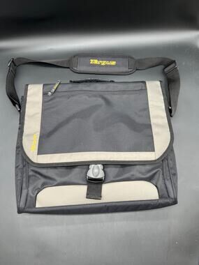 Targus Men's Messenger Bag Travel Laptop Case Heavy Duty Command Flap Excellent